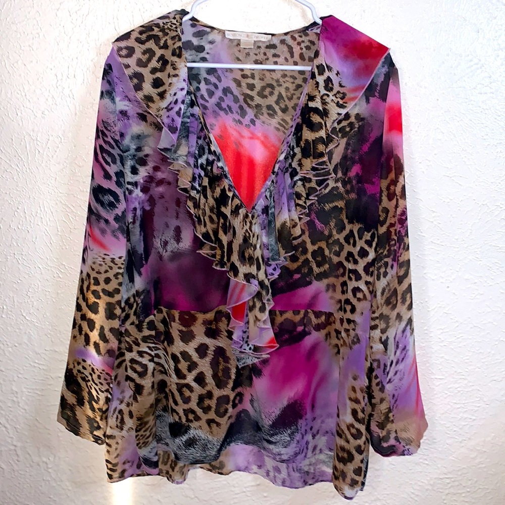 Boston Proper Blouse Sz L